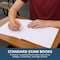 Roaring Spring Case of Recycled Exam Blue Books, 8.5"x7", 8 Sheets/16 Pages, Wide Ruled with Margin, PK600 77608CS - alternate 3