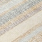 Homeroots 8' Gold And Silver Round Striped Washable Indoor Outdoor Area Rug 632211 - alternate 3