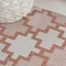 Jonathan Y Cyrus Modern Geometric Tile Pattern Salmon/Cream 8 ft. x 10 ft. Indoor/Outdoor Area Rug TSN200A-8 - alternate 2