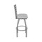 Holland Bar Stool Co 410 Jackie Stainless Steel 36in Swivel Bar Stool with Graph Alpine Seat 41036SS020 - alternate 2