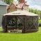 Vevor Pop-up Camping Gazebo Camping Canopy Shelter 6 Sided 10' x 10' Sun Shade VV-CGT-1010 - alternate 3