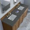 James Martin Vanities Brittany 72" Double Vanity, Pecan w/ 3 CM Parisien Bleu Silestone Top w/FreePower Wireless Charger 655-V72-PCN-FPBL - alternate 5