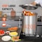 Vevor 42QT Stainless Steel Stockpot Cooking Kitchen Sauce Pot with Basket Lid Handle SP42QT354006S - alternate 3
