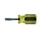 Stanley 100 PLUS STUBBY STANDARD SCREWDRIVER, .25 SLOTTED POINT, ALLOY STEEL SHANK, 3 1/2 66-161 - alternate 2