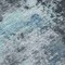 Homeroots 3' X 5' Blue And Ivory Abstract Washable Indoor Outdoor Area Rug 630639 - alternate 4
