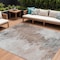 Homeroots 9' X 12' Brown Ivory And Gray Abstract Washable Indoor Outdoor Area Rug 617411 - alternate 1