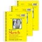 Strathmore 300 Series Sketch Pad, Side Wire Binding, 100 Sheets, 5.5x8.5 inch, 3PK P350-6-3 - alternate 1