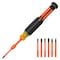 Klein Tools 6-in-1 Insulated Auto-Lock Screwdriver 32306INS - alternate 1