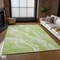 Homeroots 3' X 5' Green And Ivory Abstract Washable Indoor Outdoor Area Rug 582974 - alternate 4