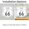 Signmission Texas Route Marker Shield Sign Us 66, 4 inch X 4 inch, Vinyl Decal, 5PK SHI-D-5PACK-4-466 - alternate 2