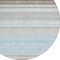 Homeroots 8' Sky Blue Gray And Beige Round Striped Washable Indoor Outdoor Area Rug 614835 - alternate 3