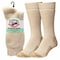 Railroad Sock Womens Crew Socks, 96% Spun Polyester, 4% Spandex, Tan, 5-10 W; 4 Pair-7.5 M, 1 PR 684 TS TN - alternate 1