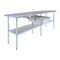 Amgood 24 in. x 96 in. Stainless Steel Table With Drawer AMG WT-2496 + DRAWER-1520-Z - alternate 1