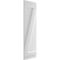 Ekena Millwork True Fit PVC Three Board Joined Board-n-Batten Shutters w/Z-Bar, White , 16 1/8W x 80H, PR TFP102BBF16X080WH - alternate 6