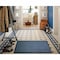 Floortex Door Mat, Polypropylene, 0.25 in Thick, Blue, 24 in W x 36 in L FR46090DCBLV - alternate 1