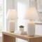 Jonathan Y Elinore 24.5 in. Minimalist Scandinavian Resin/Iron Ginger Jar LED Table Lamp, Matte Cream, 2PK JYL5603B-SET2 - alternate 4