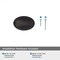 Amerock Vaile 1-3/8 inch (35mm) Length Oil-Rubbed Bronze Cabinet Knob, 25PK 25VMP53014ORB - alternate 3