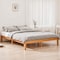 Simple Deluxe CJ-WH01-Q, Queen Size Wood Bed Frame, 12 Inch Wooden Platform Bed with Support Slats, Natural Pine 3A88FNBFRAQUEEN12WOOD - alternate 2