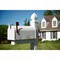 Architectural Mailboxes Admiral Aluminum Post-Mount, Textured White ADM11WAM - alternate 4