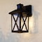 Vaxcel Rockford Outdoor Black Motion Dusk to Dawn Wall Sconce with Clear Seeded Glass Shade T0843 - alternate 6