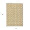 Homeroots 10' X 14' Gold And Beige Geometric Washable Indoor Outdoor Area Rug 595000 - alternate 4