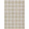 Homeroots 5' X 8' Beige And Gray Plaid Washable Indoor Outdoor Area Rug 595368 - alternate 4