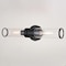 Vaxcel Levitt 2 Light Black Industrial Bathroom Vanity Wall Fixture with Clear Tube Glass W0439 - alternate 6