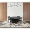 Homeroots 70" Dark Gray Rounded Solid Wood Dining Table 488707 - alternate 2