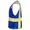 Dome75 Hi-Vis Safety Vest 4X/5X Class Non-ANSI/Enhanced Visibility , Zipper 6 Pockets, 2 Mic Tab DV2183 - alternate 4