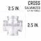 B & K 3/4 in. FIP each X 3/4 in. D FIP 3/4 in. D FIP Galvanized Malleable Iron Cross 501795 - alternate 2