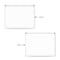 C-Line Products 8-1/2" x 11" Clear Zip 'N Go Reusable Poly Envelope with Outer Pocket, 3/PK, 8PK/BX, 2BX/CT 48117-BX - alternate 3