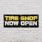 Signmission Tire Shop Now Open, 48 Inch x 120 Inch, Vinyl Banner B-120-30892 - alternate 3