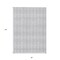 Homeroots 8' X 10' Pewter And Silver Geometric Washable Indoor Outdoor Area Rug 577088 - alternate 3