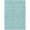 Homeroots 3' X 5' Aqua And Ivory Floral Washable Indoor Outdoor Area Rug 582320 - alternate 7