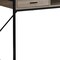 Homeroots 48" Taupe and Black Computer Desk With Two Drawers 333487 - alternate 2