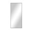 Homeroots 71" Black Metal Freestanding Or Wall Mount Framed Full Length Mirror 719498 - alternate 1