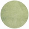 Homeroots 8' Artichoke Green And Ivory Round Abstract Washable Indoor Outdoor Area Rug 596982 - alternate 5