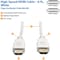 Tripp Lite HDMI Cable, Ultra HD, Audio, 4Kx2K, M/M, 6ft P568-006-WH - alternate 2