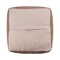 Homeroots 18" Beige Chenille Cube Pouf Ottoman 534103 - alternate 5