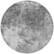 Homeroots 8' Gray Charcoal And Silver Round Abstract Washable Indoor Outdoor Area Rug 582952 - alternate 3