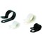 Dolphin Components Cable Clamp, Nylon 6/6, 5/16 in Bundle Dia., White, 100 PK DC-5/16N - alternate 1