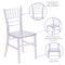 Flash Furniture Kids Crystal Transparent Chiavari Chair, PK10 10-LE-L-7K-CL-GG - alternate 5