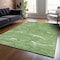 Homeroots 9' X 12' Green Blue And Ivory Abstract Washable Indoor Outdoor Area Rug 601054 - alternate 5