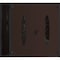 Vdomdoors Front Exterior Prehung Aluminum Double Doors Ronex1277 Brown 1 Sidelight Mirrored Clear Glass Entry RONEX1277DEXD-BRW-W72+14xH80-RH-I - alternate 1