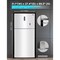 Black&Decker 16.4 cu.ft Top Mount Refrigerator / Freezer -White BR1640KW - alternate 5