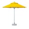 Homeroots 13ft Yellow Polyester Round Market Patio Umbrella 491982 - alternate 1