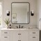Vaxcel Laurelhurst 1-Light Wall Sconce, Matte Black, White Marble Glass, 4.75-In. Wide W0573 - alternate 6