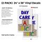 Signmission Day Care, Vinyl Decals Only 24 Inch x 36 Inch, Vinyl Decal, 2PK DSB-2436-2PACK-Day Care - alternate 2