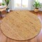 Homeroots 8' Coral And Copper Round Oriental Washable Indoor Outdoor Area Rug 631145 - alternate 2