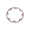 Cnh GASKET, CNH OEM ND102370 ND102370 - alternate 3